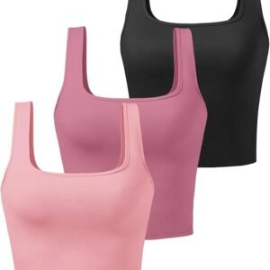 Sports Crop Tank Tops for Women Cropped Workout