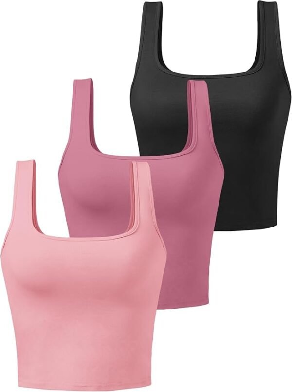 Sports Crop Tank Tops for Women Cropped Workout