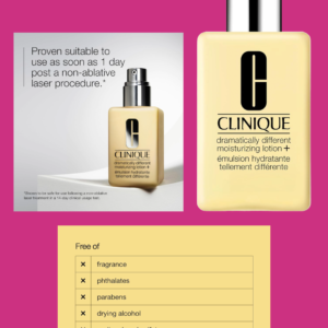 Clinique 3-Step Dramatically Different Daily Moisturizing Lotion+ For Dry to Dry Combination Skin Types