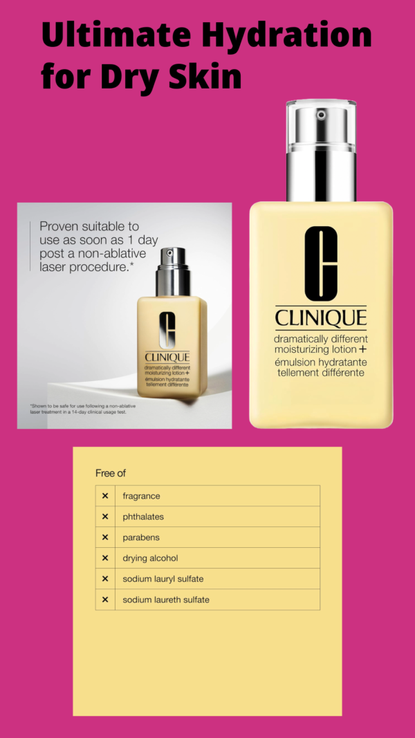 Clinique 3-Step Dramatically Different Daily Moisturizing Lotion+ For Dry to Dry Combination Skin Types