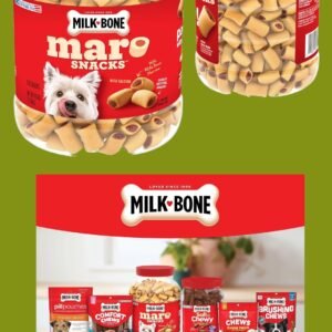 Milk-Bone MaroSnacks Dog Treats, Beef, 40 Ounce (Pack of 2)