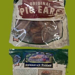 AMERICAN FARM'S Original Pig Ears for Dogs 20 Count