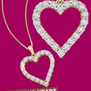 Ross-Simons 0.30 ct. t.w. Diamond Heart Pendant Necklace