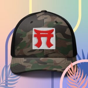 Camouflage trucker hat