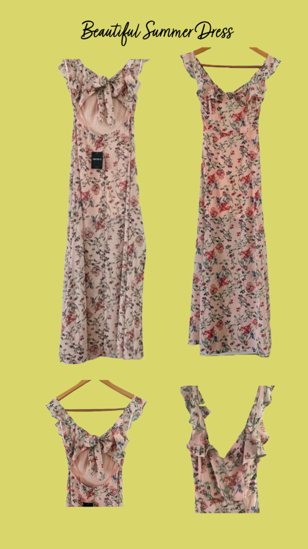 Maxi dress | size S | pink. | cutout back | Forever 21